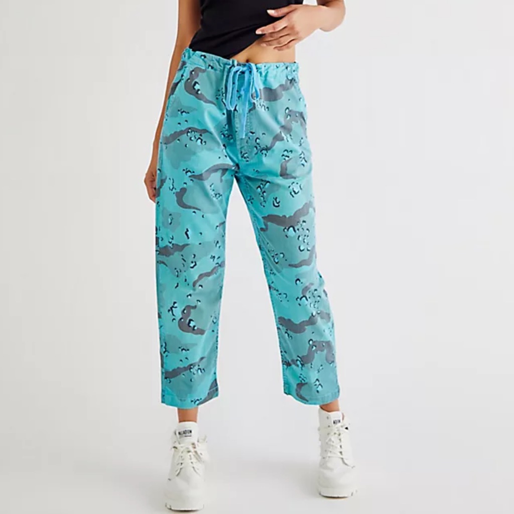 Mother Denim The Catch All Ankle Pants Sz 30 In Horizon Blue